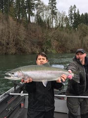 Fishing in Woodland, Washington