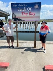 Fishing in Rockport, Texas