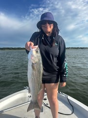 Fishing in Lake Whitney, Texas
