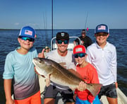 Redfish fishing in Saint Bernard, Louisiana