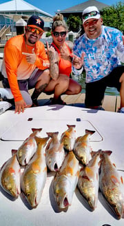 Redfish fishing in Aransas Pass, Texas