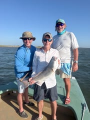 Fishing in Port Mansfield, Texas