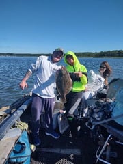 Fishing in Mastic, New York