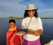Redfish fishing in Saint Bernard, Louisiana