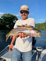 Fishing in Cotter, Arkansas