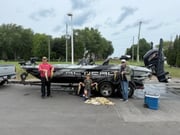 Fishing in Belle River, Canada