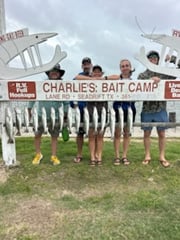 Fishing in Port O'Connor, Texas