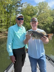 Fishing in Salisbury, North Carolina