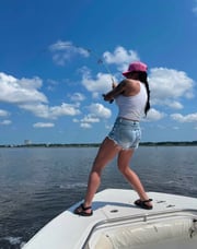Fishing in D'Iberville, Mississippi