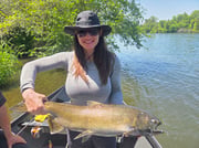 Fishing in Trail, Oregon