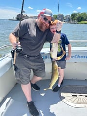Fishing in Sparrows Point, Maryland