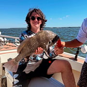 Fishing in Wanchese, North Carolina
