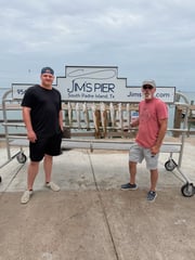 Fishing in Port Isabel, Texas