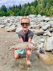 Fishing in Diablo, Washington