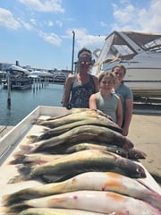 Fishing in Wyandotte, Michigan
