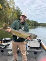 Fishing in Harrietta, Michigan
