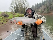 Fishing in Siletz, Oregon