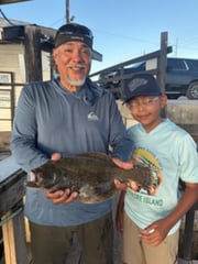 Fishing in Port Isabel, Texas