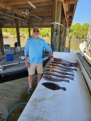 Fishing in Delacroix, Louisiana
