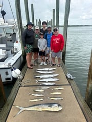 Fishing in Topsail Beach, North Carolina