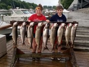 Fishing in Manistee, Michigan