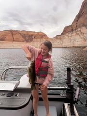Fishing in Page, Arizona