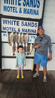 Fishing in Port Isabel, Texas