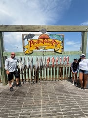Fishing in Port Isabel, Texas