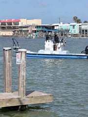 Fishing in Port Mansfield, Texas