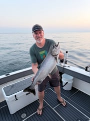 Fishing in Whitehall, Michigan