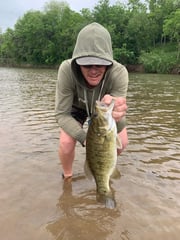 Largemouth Bass Fishing in Graford, Texas