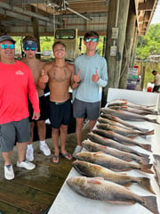 Fishing in Delacroix, Louisiana
