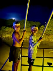 Fishing in Galveston, Texas