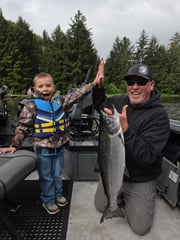 Fishing in Lincoln City, Oregon
