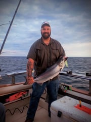 Fishing in St. Joseph, Michigan