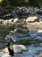 Fishing in Hume, California