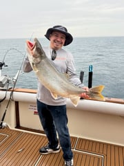 Fishing in Winthrop Harbor, Illinois
