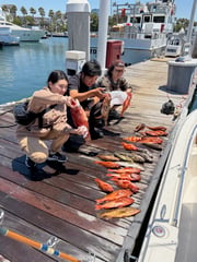 Fishing in Long Beach, California