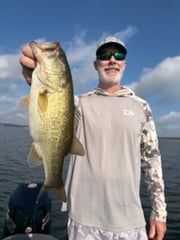 Fishing in Canyon Lake, Texas