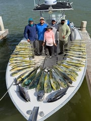 Fishing in Port Mansfield, Texas