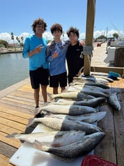 Fishing in Port Mansfield, Texas
