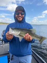 Fishing in Canyon Lake, Texas