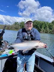 Chinook Salmon Fishing in