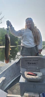Fishing in Alma, Michigan