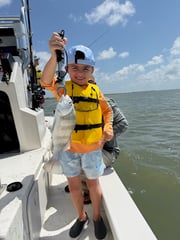 Fishing in Port O'Connor, Texas