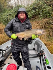 Fishing in Junction City, Oregon