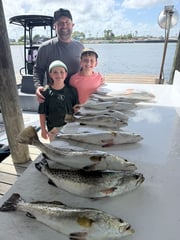 Fishing in Port Mansfield, Texas