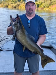 Fishing in Brethren, Michigan