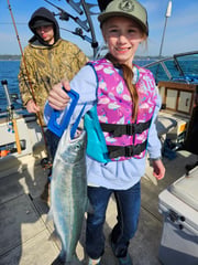 Fishing in Port Washington, Wisconsin