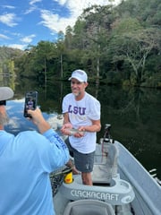 Fishing in Broken Bow, Oklahoma